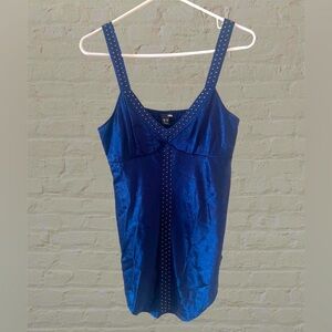 H&M studded navy blue tank top size 6